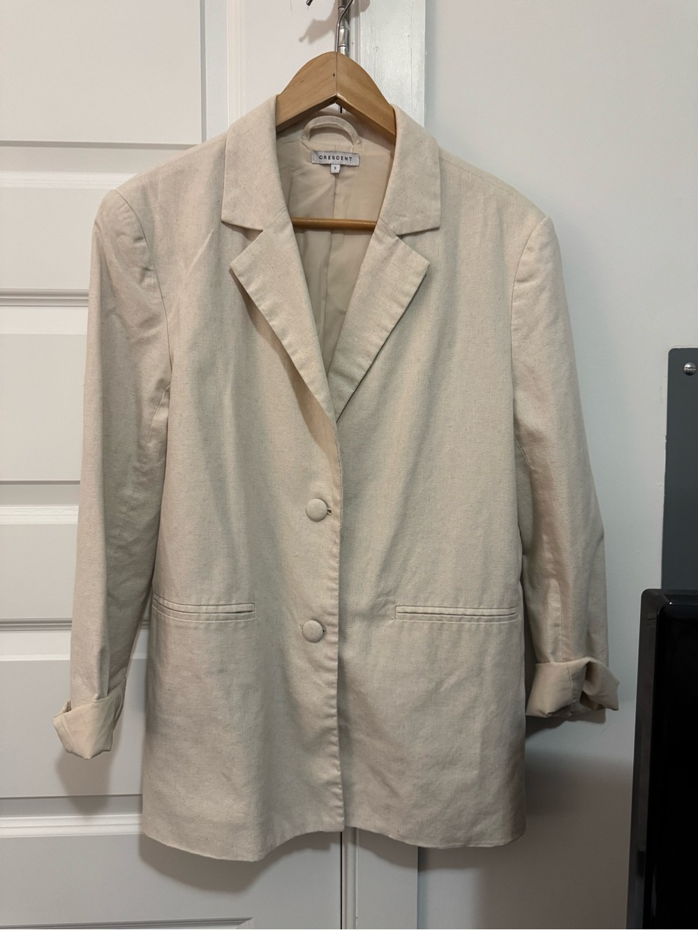 Crescent Cream Tailored Women's Blazer